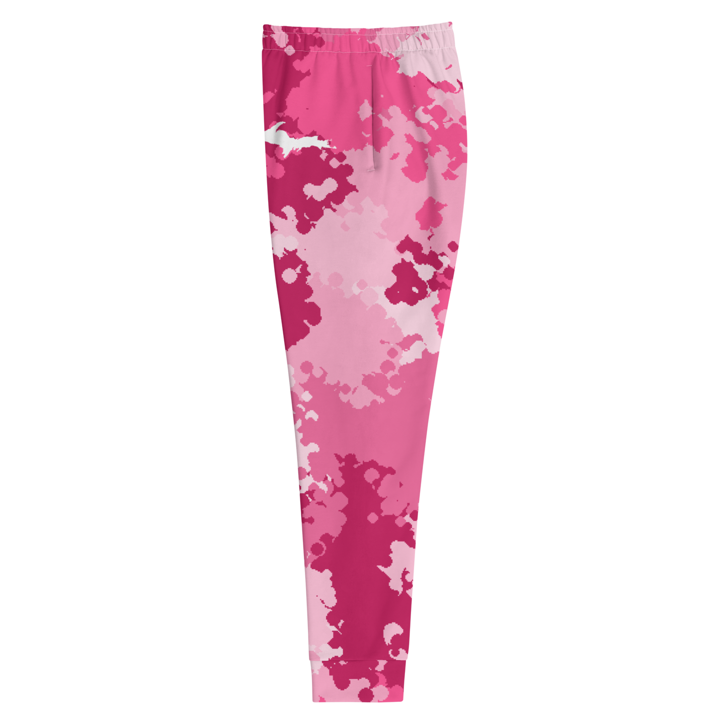 Michigan Upper Peninsula Joggers (w/ UP Outline) | Women's - Pink Camo