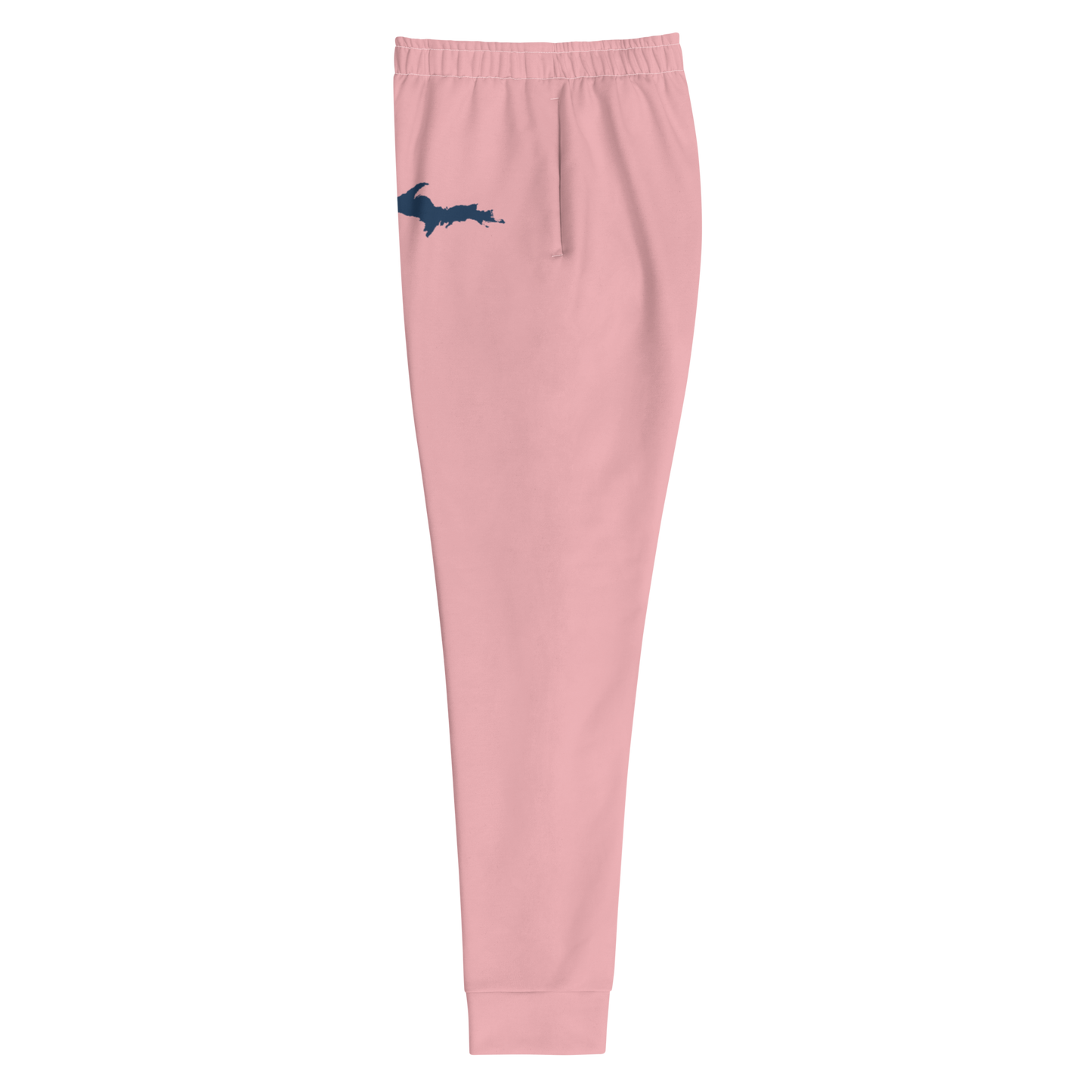 Michigan Upper Peninsula Joggers (w/ UP Outline) | Women's - Strawberry Pink