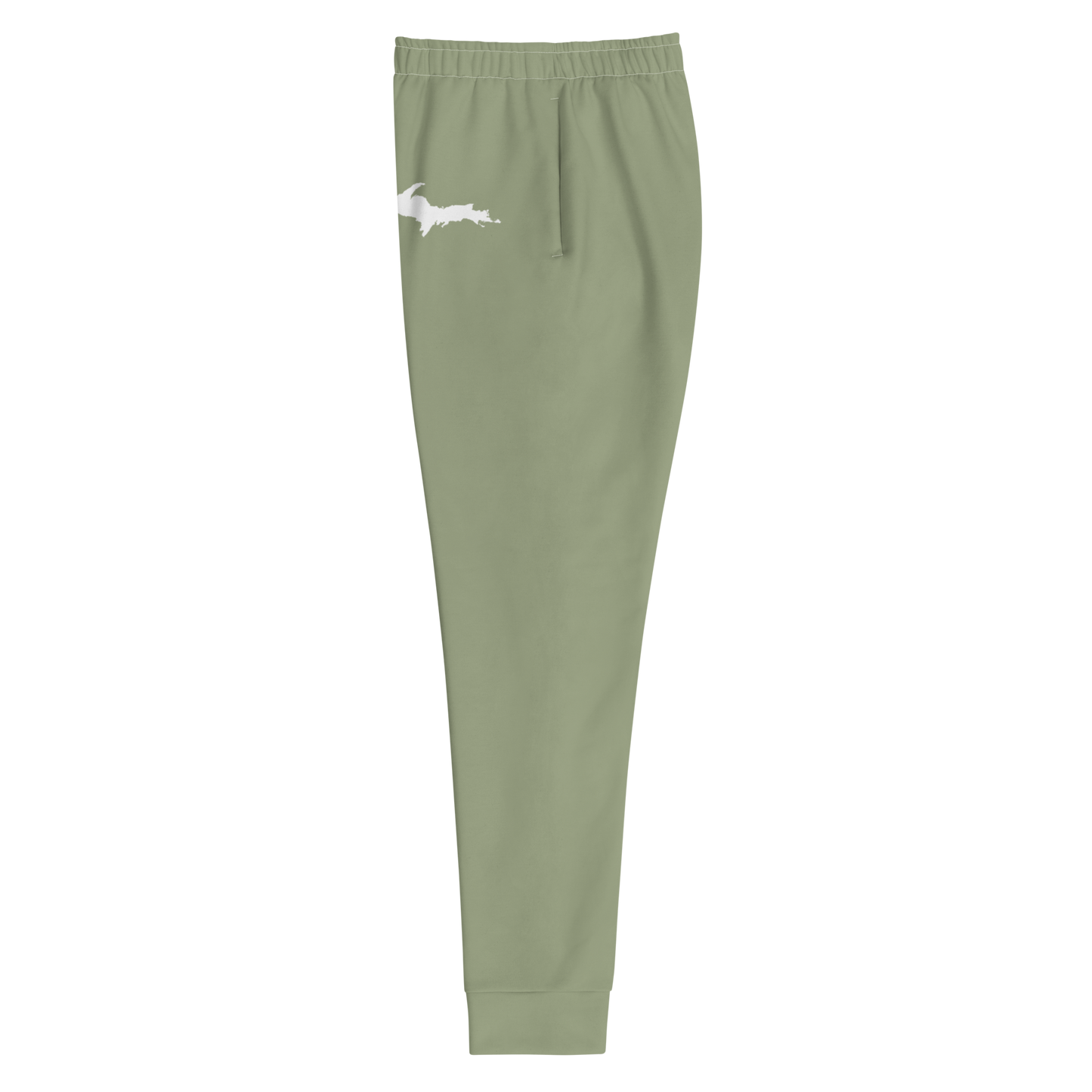 Michigan Upper Peninsula Joggers (w/ UP Outline) | Women's - Beachgrass Green