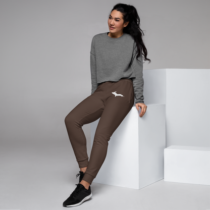 Michigan Upper Peninsula Joggers (w/ UP Outline) | Women's - Hickory Color