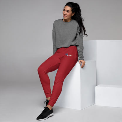 Michigan Upper Peninsula Joggers (w/ UP Outline) | Women's - Thimbleberry Red