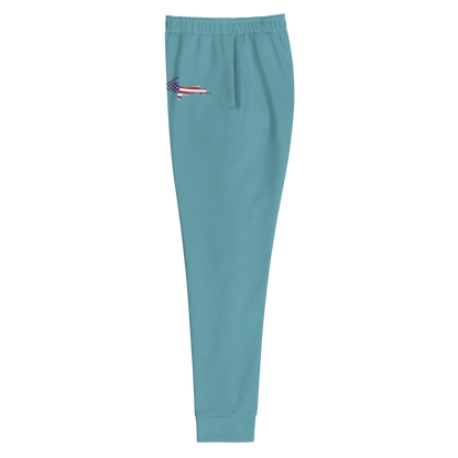 Michigan Upper Peninsula Joggers (w/ UP Outline) | Women's - Lake Huron Blue