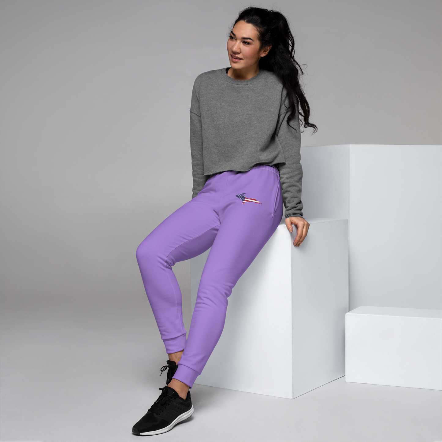 Michigan Upper Peninsula Joggers (w/ UP Outline) | Women's - Lavender