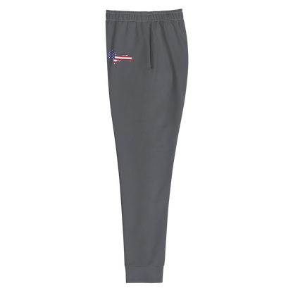 Michigan Upper Peninsula Joggers (w/ UP Outline) | Women's - Iron Ore Grey