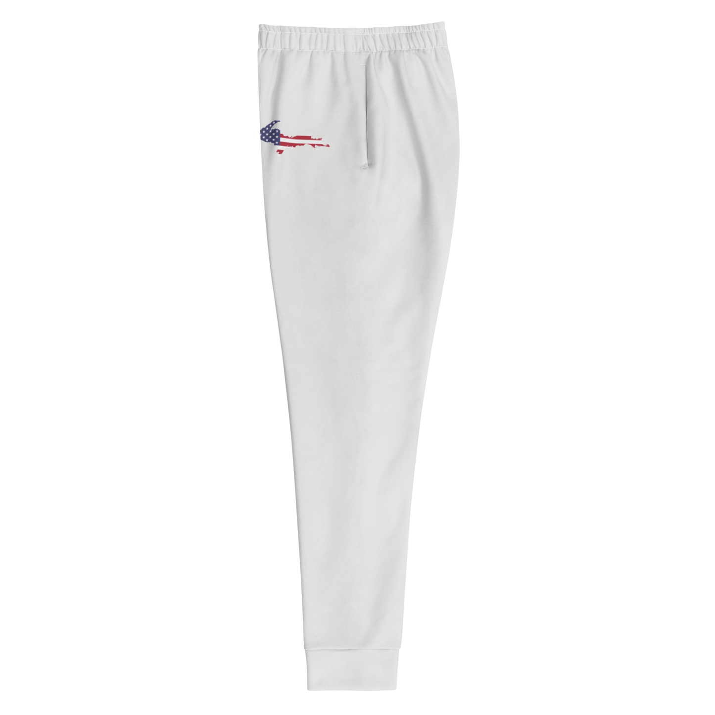 Michigan Upper Peninsula Joggers (w/ UP Outline) | Women's - Birch Bark White