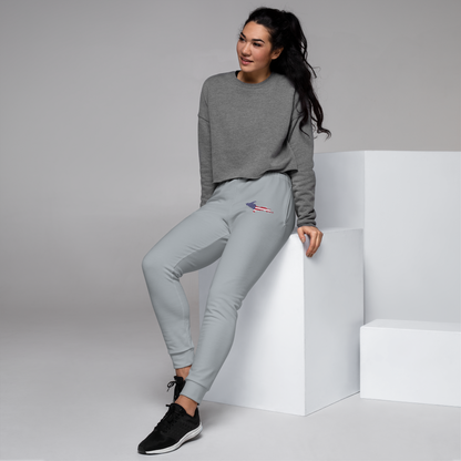 Michigan Upper Peninsula Joggers (w/ UP Outline) | Women's - Silver