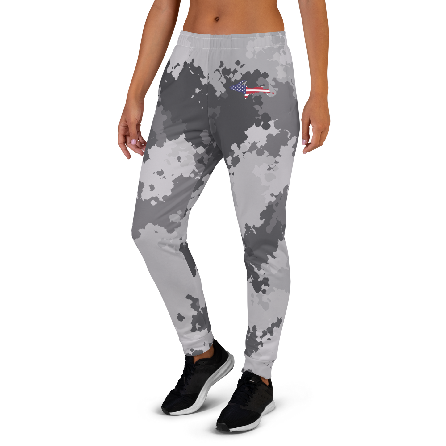 Michigan Upper Peninsula Joggers (w/ UP Outline) | Women's - Iron Ore Camo