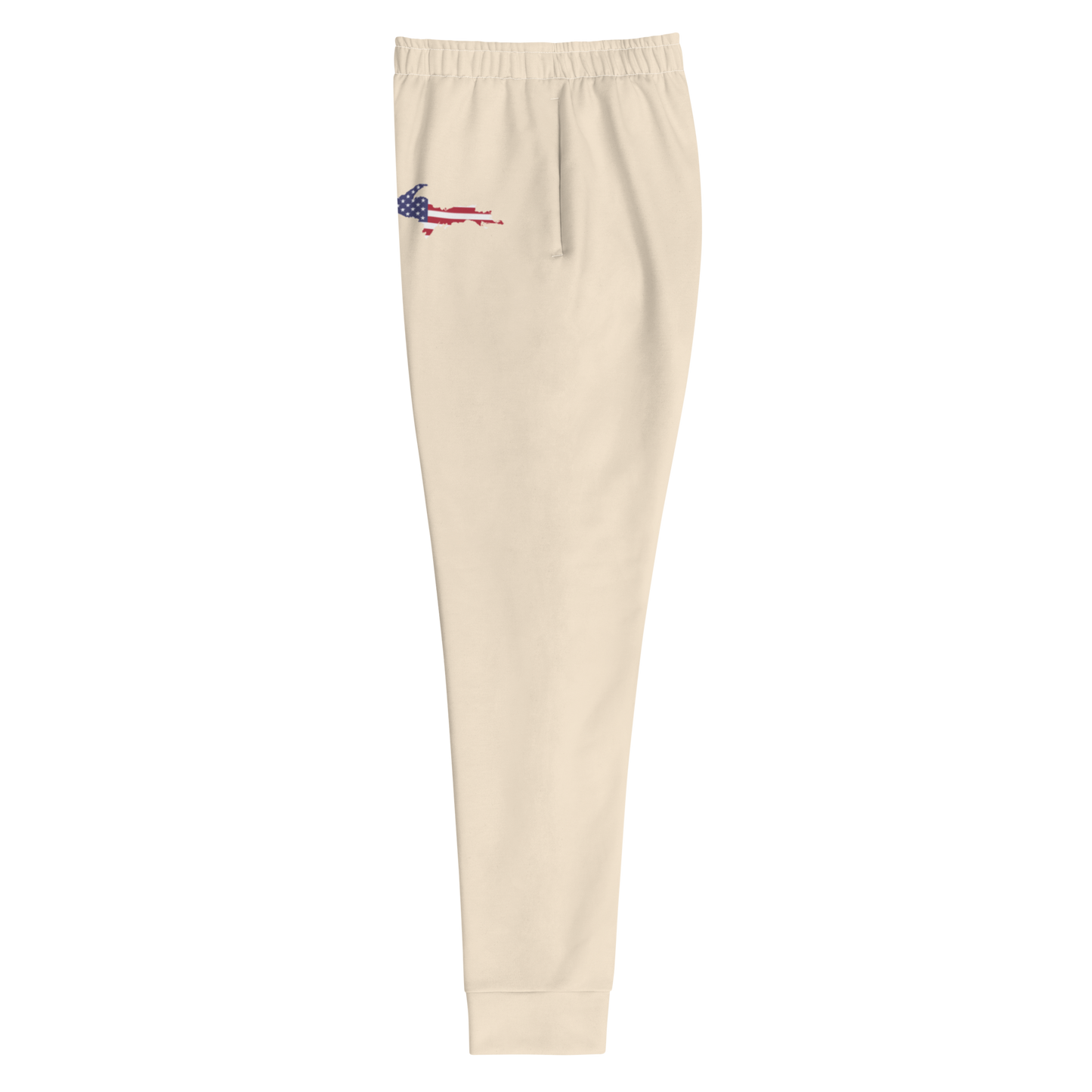 Michigan Upper Peninsula Joggers (w/ UP Outline) | Women's - Champagne White