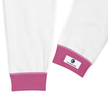 Michigan Upper Peninsula Joggers (w/ UP Outline) | Women's - Apple Blossom Pink