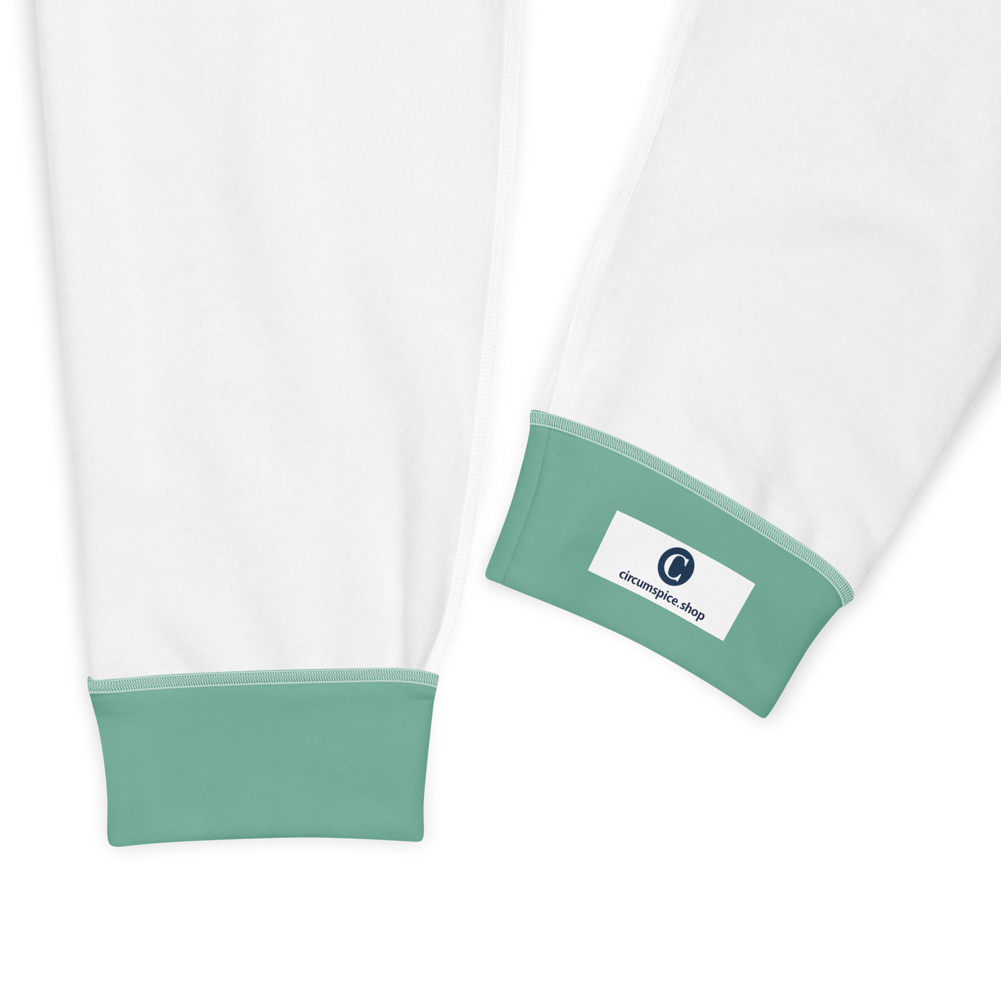 Michigan Upper Peninsula Joggers (w/ UP Outline) | Women's - Metallic Mint Green