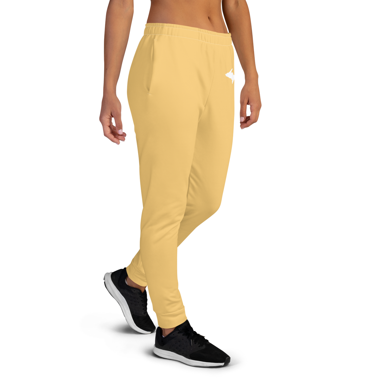 Michigan Upper Peninsula Joggers (w/ UP Outline) | Women's - Citrine