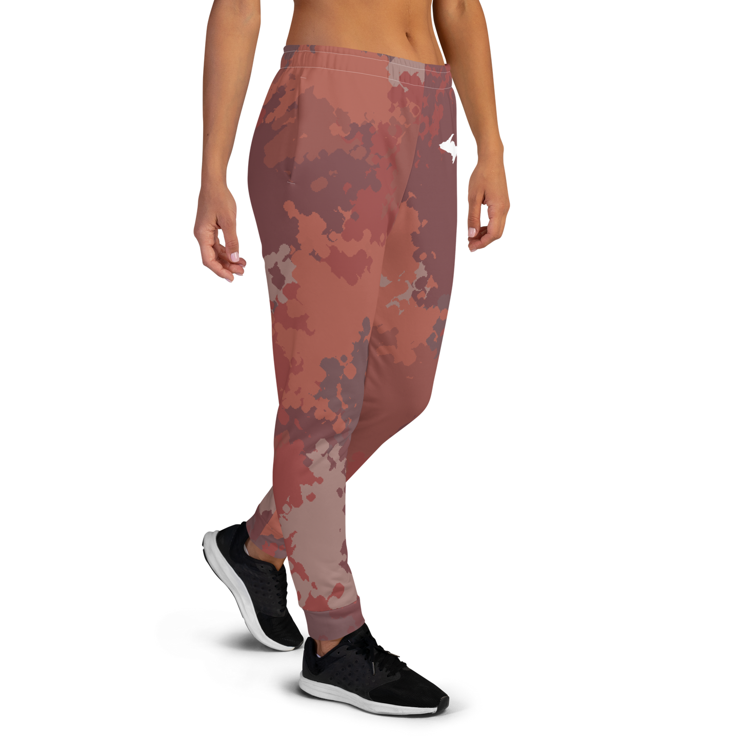 Michigan Upper Peninsula Joggers (w/ UP Outline) | Women's - Ore Dock Camo