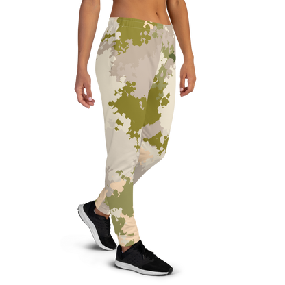 Michigan Upper Peninsula Joggers (w/ UP Outline) | Women's - Rosy Mound Camo