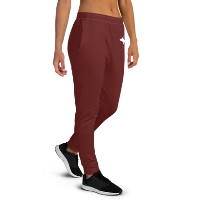 Michigan Upper Peninsula Joggers (w/ UP Outline) | Women's - Cherrywood Color