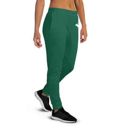 Michigan Upper Peninsula Joggers (w/ UP Outline) | Women's - Superior Green