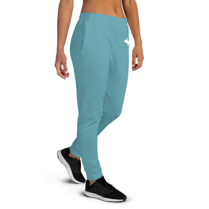 Michigan Upper Peninsula Joggers (w/ UP Outline) | Women's - Lake Huron Blue