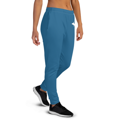 Michigan Upper Peninsula Joggers (w/ UP Outline) | Women's - Blueberry