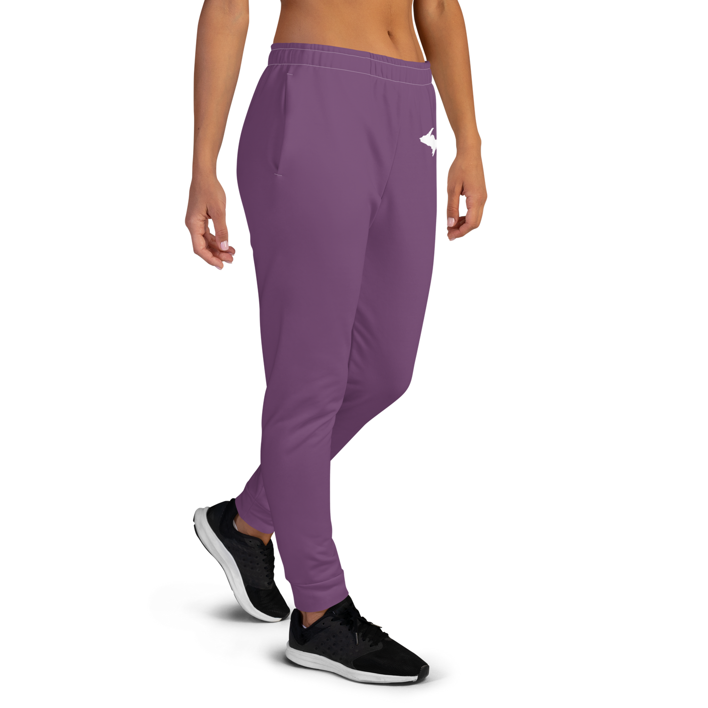 Michigan Upper Peninsula Joggers (w/ UP Outline) | Women's - Plum