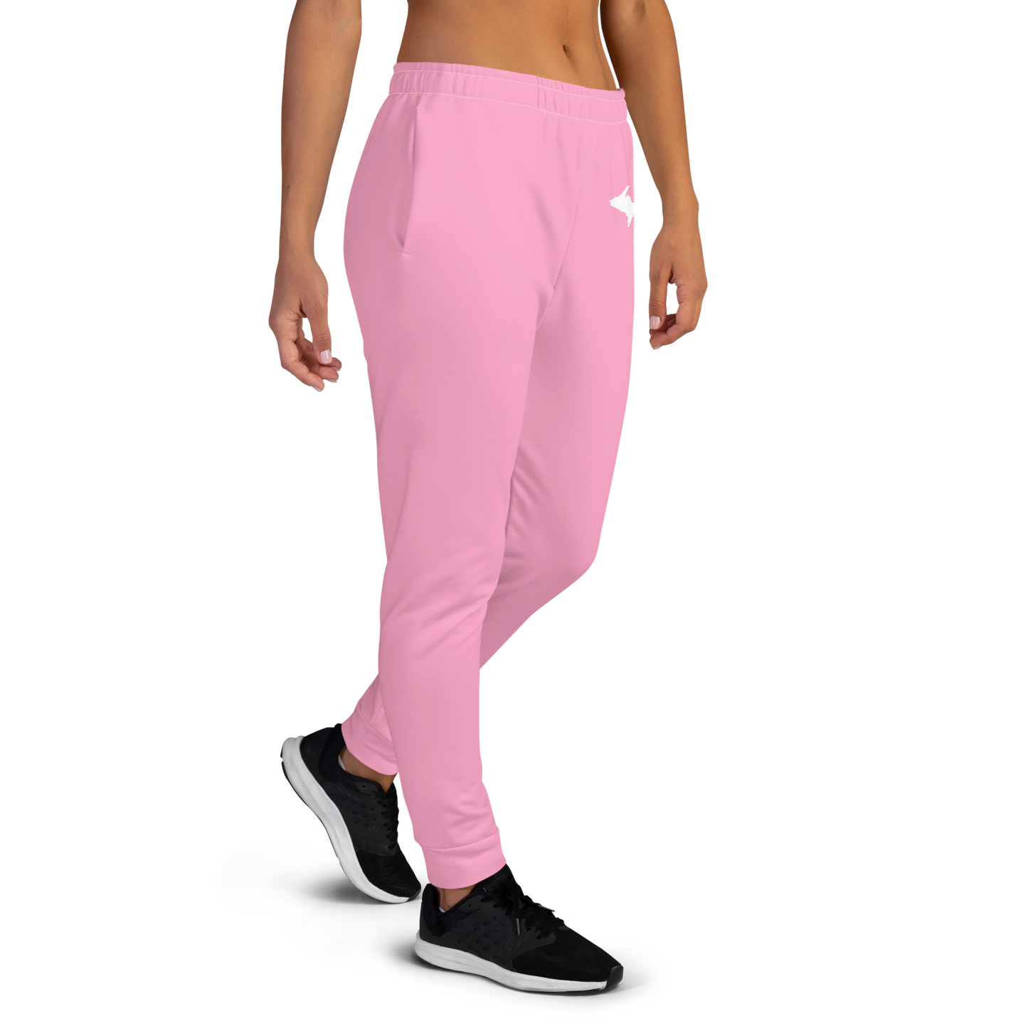 Michigan Upper Peninsula Joggers (w/ UP Outline) | Women's - '67 Caddie Pink