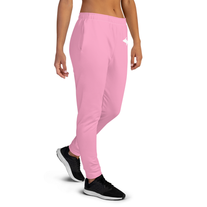 Michigan Upper Peninsula Joggers (w/ UP Outline) | Women's - '67 Caddie Pink