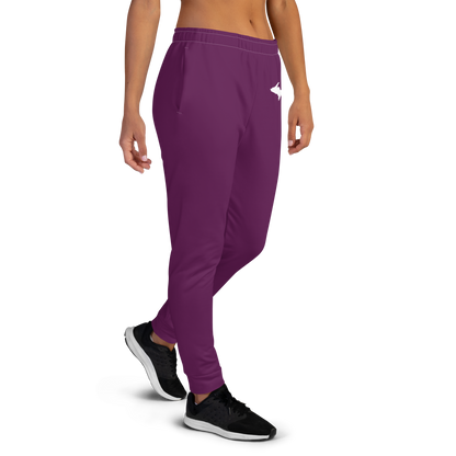 Michigan Upper Peninsula Joggers (w/ UP Outline) | Women's - Tyrian Purple