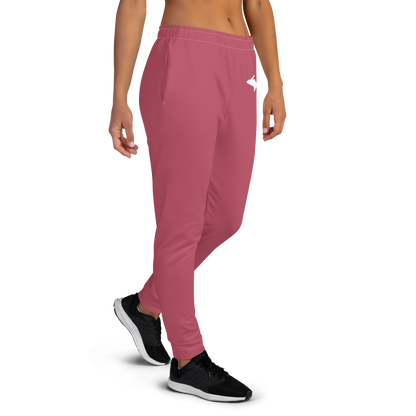 Michigan Upper Peninsula Joggers (w/ UP Outline) | Women's - Popstar Pink