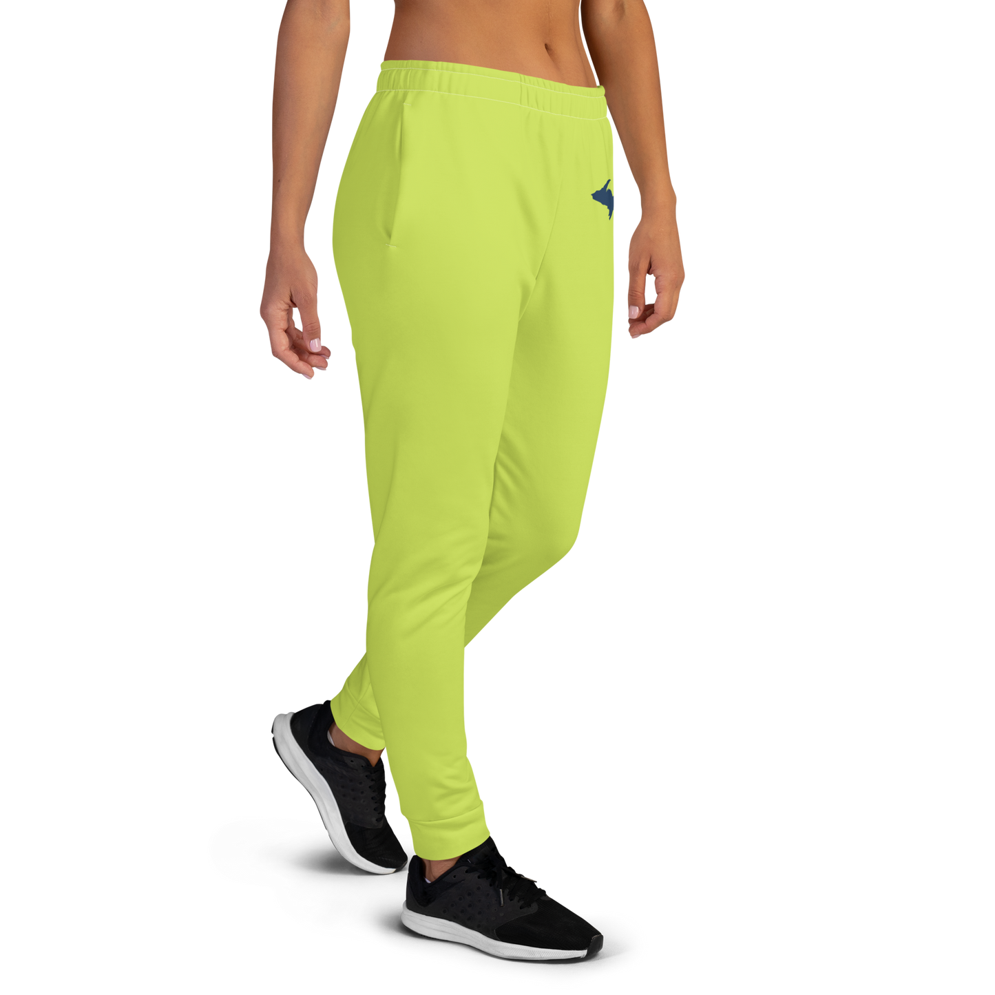 Michigan Upper Peninsula Joggers (w/ UP Outline) | Women's - Gooseberry Green