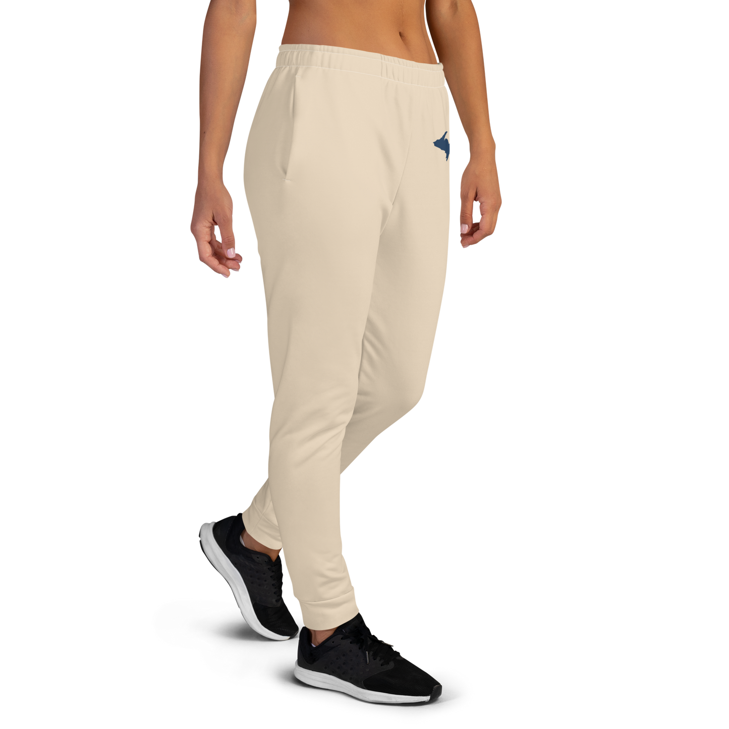 Michigan Upper Peninsula Joggers (w/ UP Outline) | Women's - Canvas Color