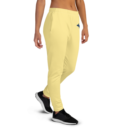 Michigan Upper Peninsula Joggers (w/ UP Outline) | Women's - Cherry Yellow