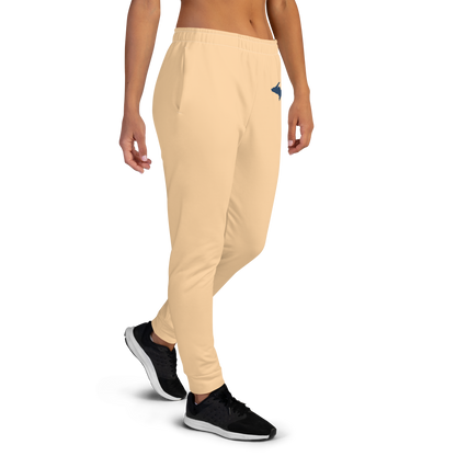 Michigan Upper Peninsula Joggers (w/ UP Outline) | Women's - Pale Apricot