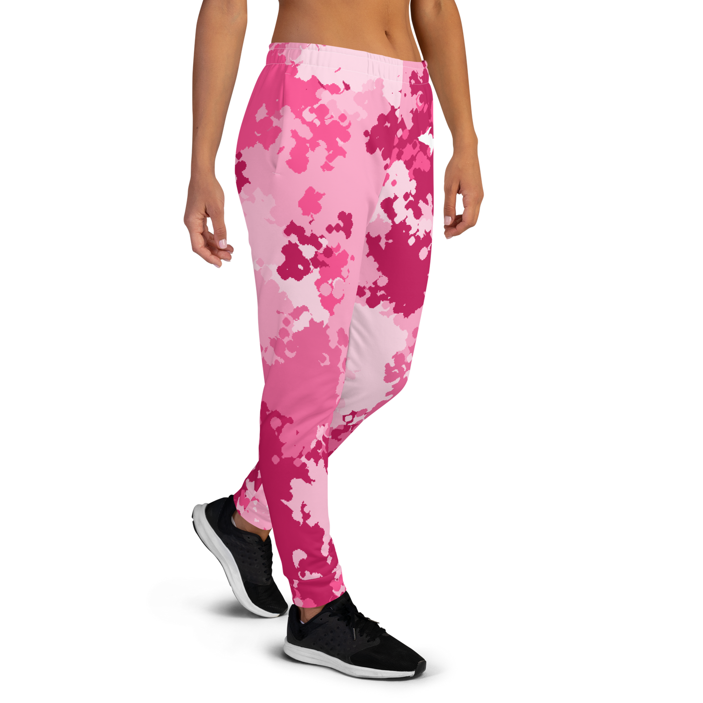 Michigan Upper Peninsula Joggers (w/ UP Outline) | Women's - Pink Camo