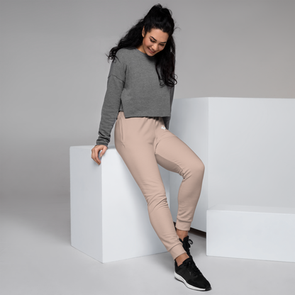 Michigan Upper Peninsula Joggers (w/ UP Outline) | Women's - Rose Gold