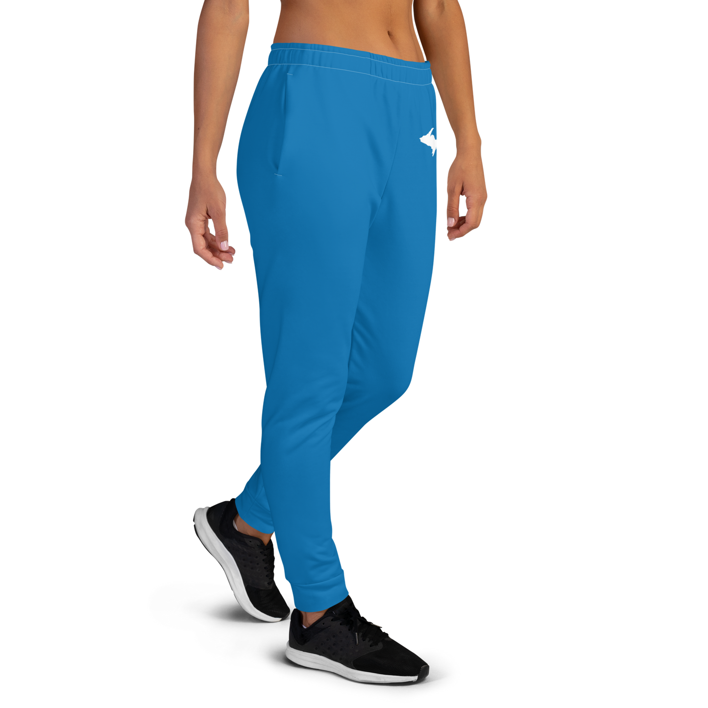 Michigan Upper Peninsula Joggers (w/ UP Outline) | Women's - Azure