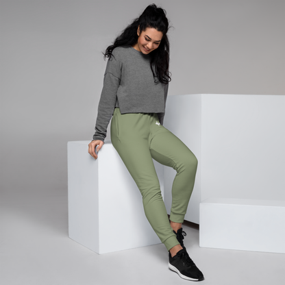 Michigan Upper Peninsula Joggers (w/ UP Outline) | Women's - Beachgrass Green