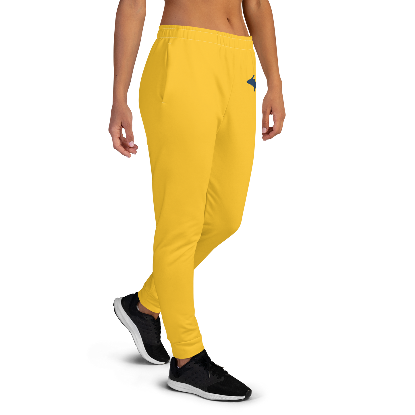 Michigan Upper Peninsula Joggers (w/ UP Outline) | Women's - Superior Gold