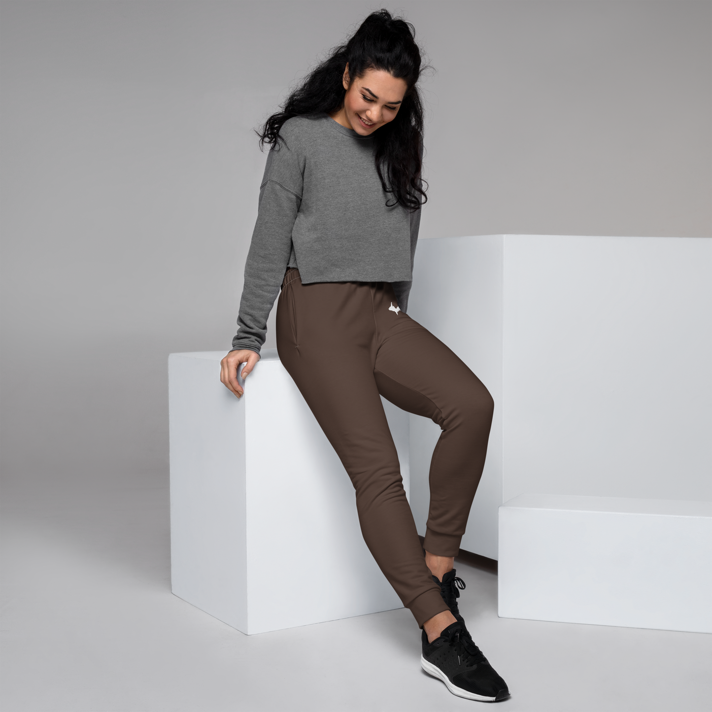 Michigan Upper Peninsula Joggers (w/ UP Outline) | Women's - Hickory Color