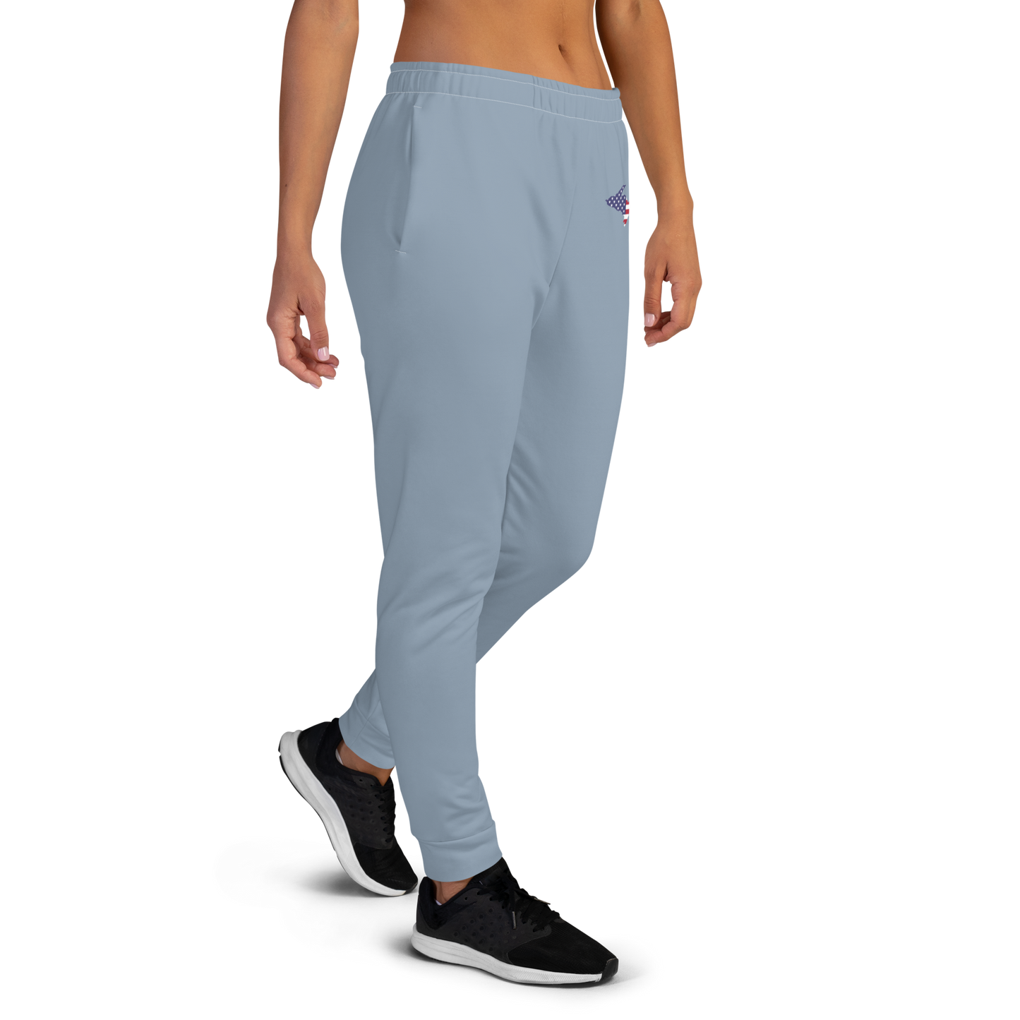 Michigan Upper Peninsula Joggers (w/ UP Outline) | Women's - B-24 Grey