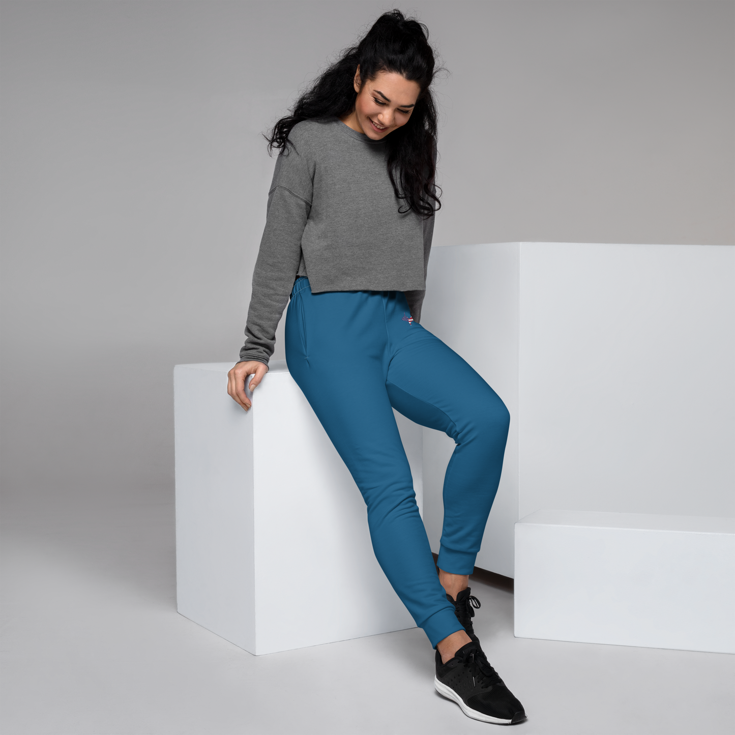 Michigan Upper Peninsula Joggers (w/ UP Outline) | Women's - Blueberry