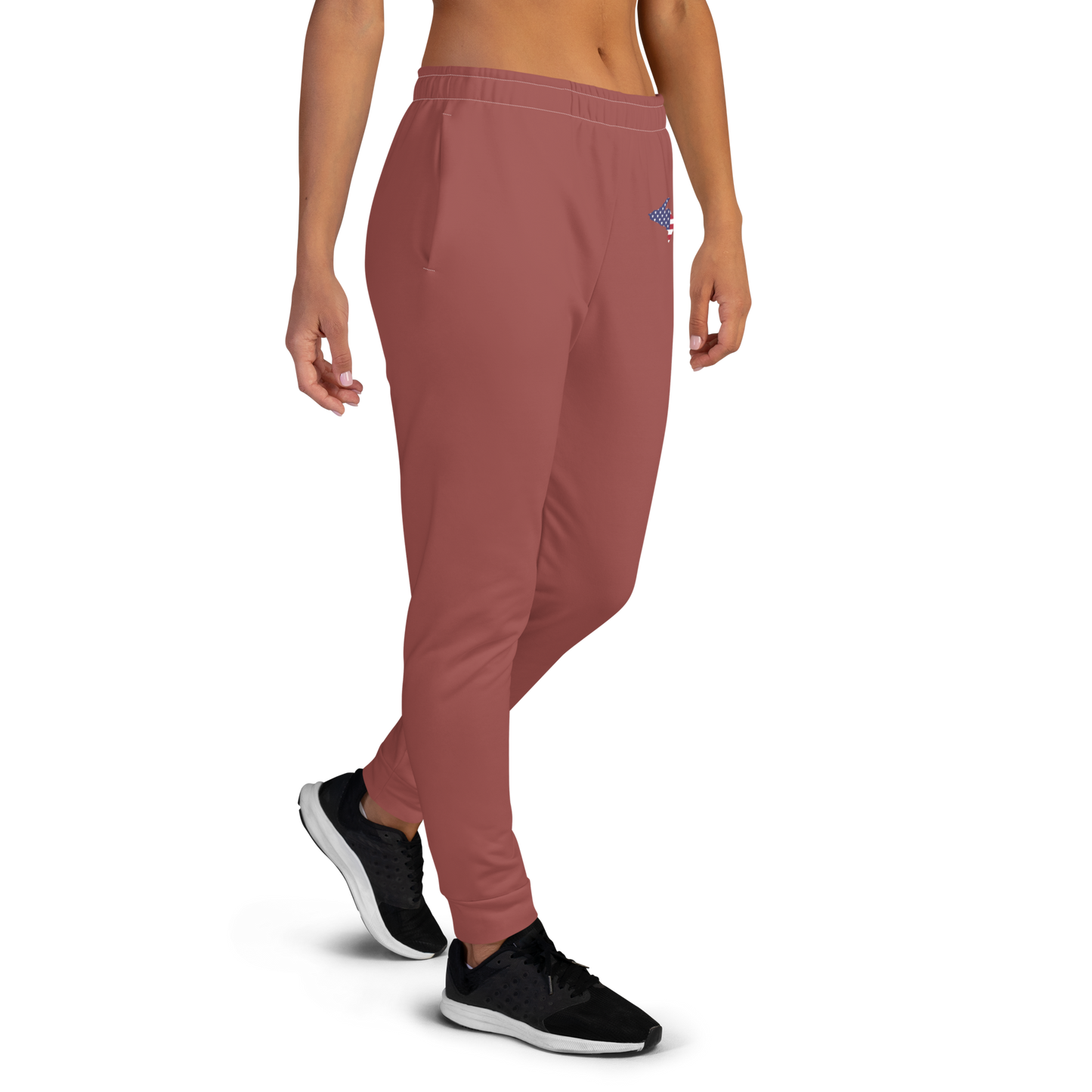 Michigan Upper Peninsula Joggers (w/ UP Outline) | Women's - Ore Dock Red