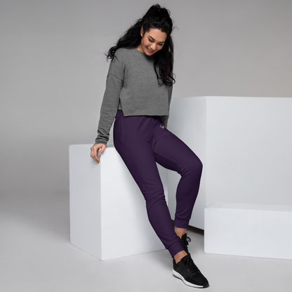 Michigan Upper Peninsula Joggers (w/ UP Outline) | Women's - Blackcurrant