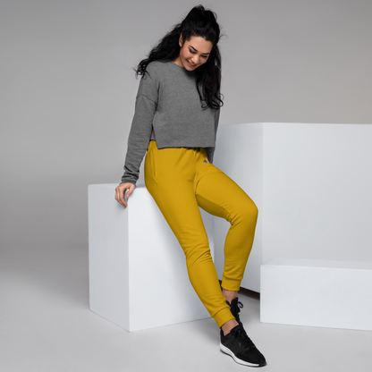 Michigan Upper Peninsula Joggers (w/ UP Outline) | Women's - Gold Bullion