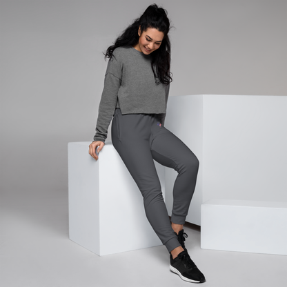 Michigan Upper Peninsula Joggers (w/ UP Outline) | Women's - Iron Ore Grey