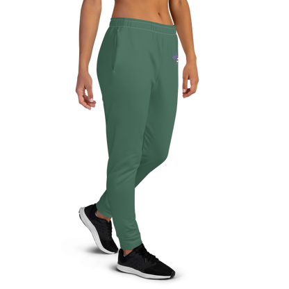 Michigan Upper Peninsula Joggers (w/ UP Outline) | Women's - Ginger Ale Green