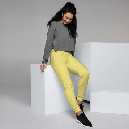 Michigan Upper Peninsula Joggers (w/ UP Outline) | Women's - Cherry Yellow