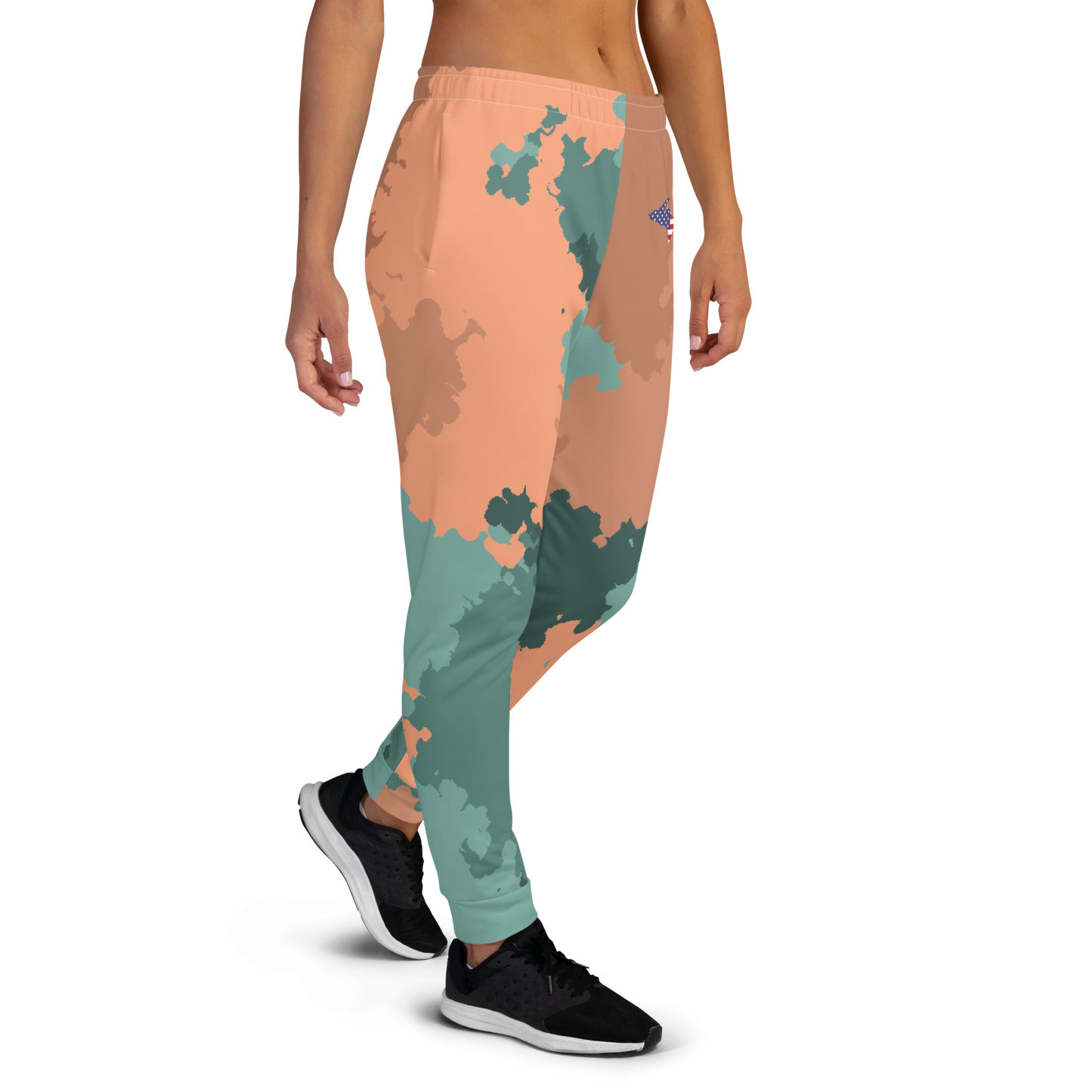 Michigan Upper Peninsula Joggers (w/ UP Outline) | Women's - Copper Country Camo