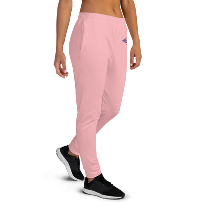 Michigan Upper Peninsula Joggers (w/ UP Outline) | Women's - Strawberry Pink