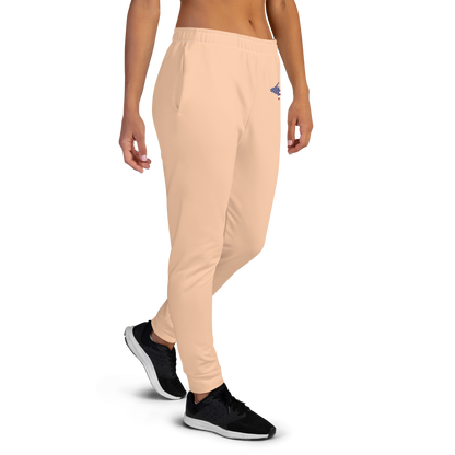 Michigan Upper Peninsula Joggers (w/ UP Outline) | Women's - Peach