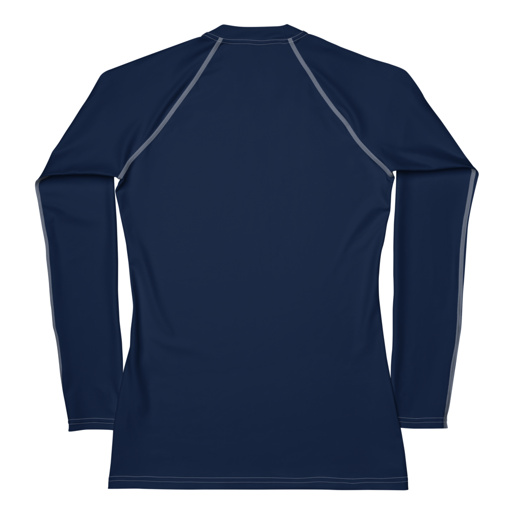 Michigan Upper Peninsula Rash Guard (w/ UP USA Flag) | Women's - Navy