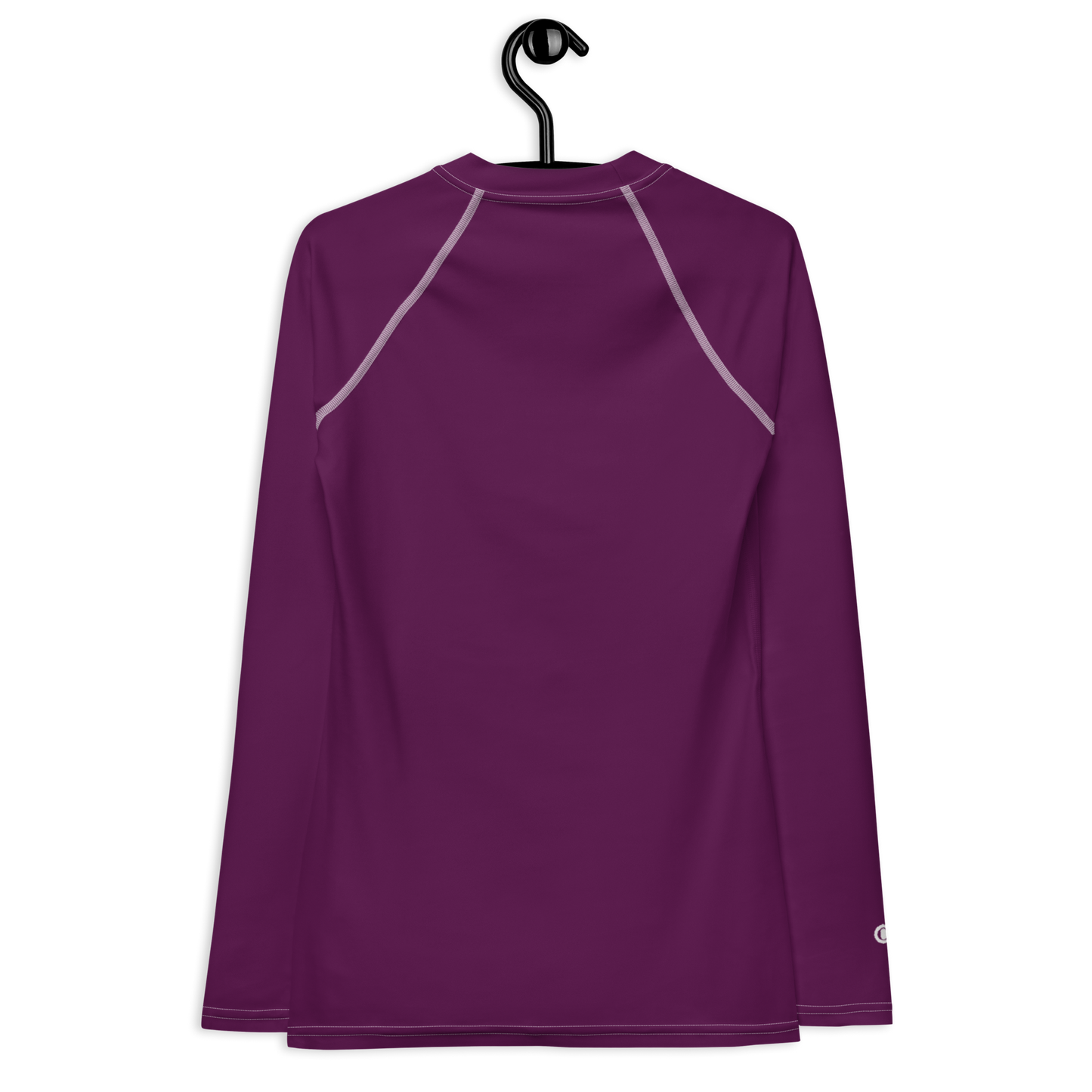 Michigan Upper Peninsula Rash Guard (w/ UP USA Flag) | Women's - Tyrian Purple