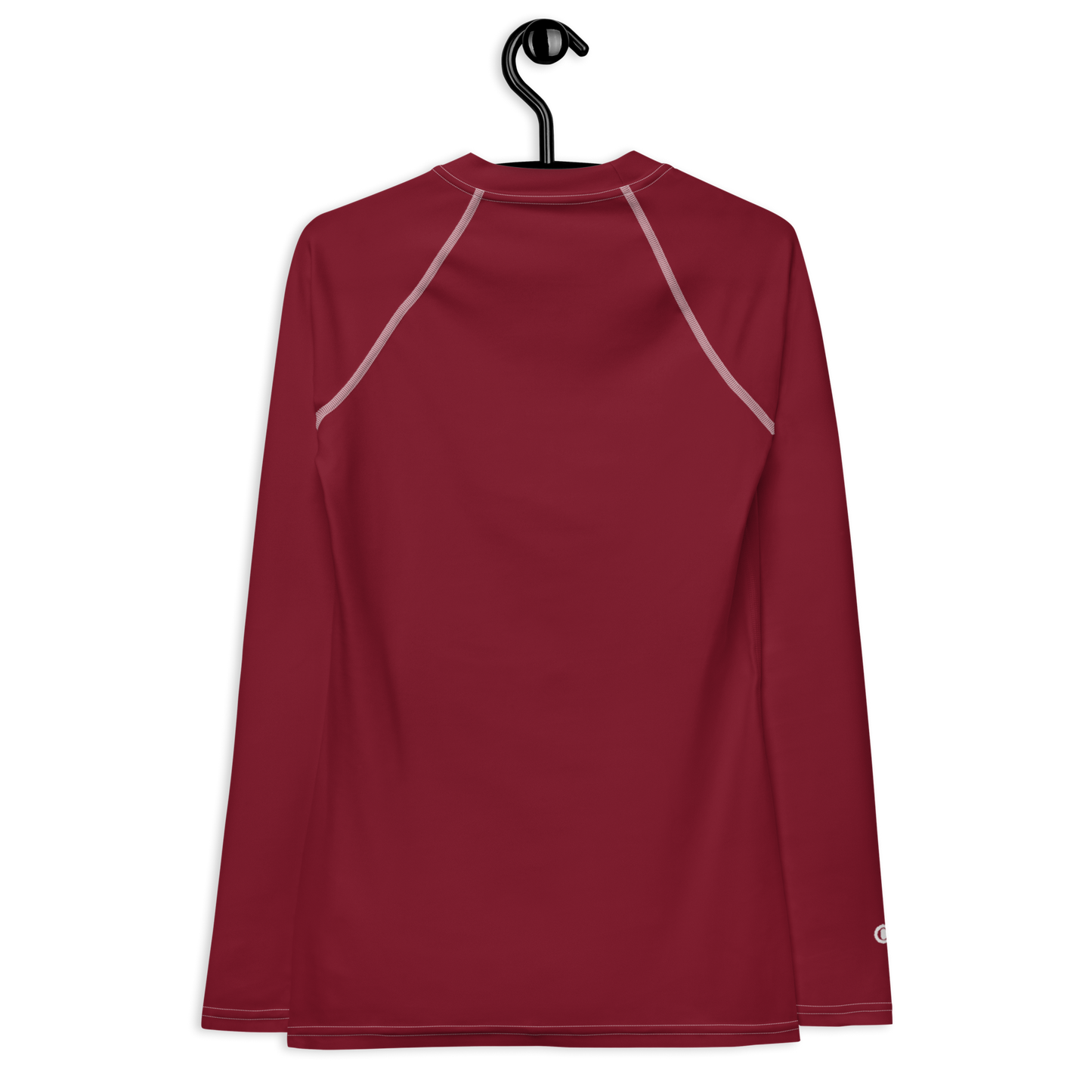 Michigan Upper Peninsula Rash Guard (w/ UP USA Flag) | Women's - Burgandy